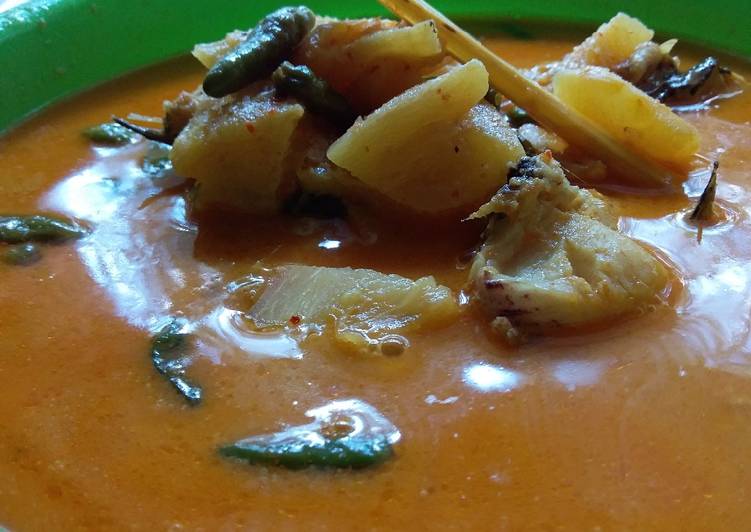 Gulai ikan Gabus nanas