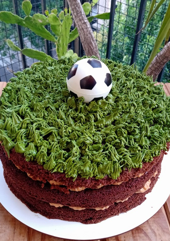 Una foto de Relleno para torta en capas de chocolate. Para cumpleaños