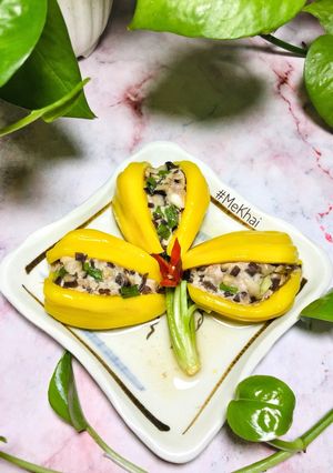 Hình của món Mít nhồi thịt.