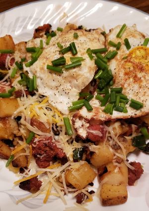 A picture of Breakfast Chorizo Hash.
