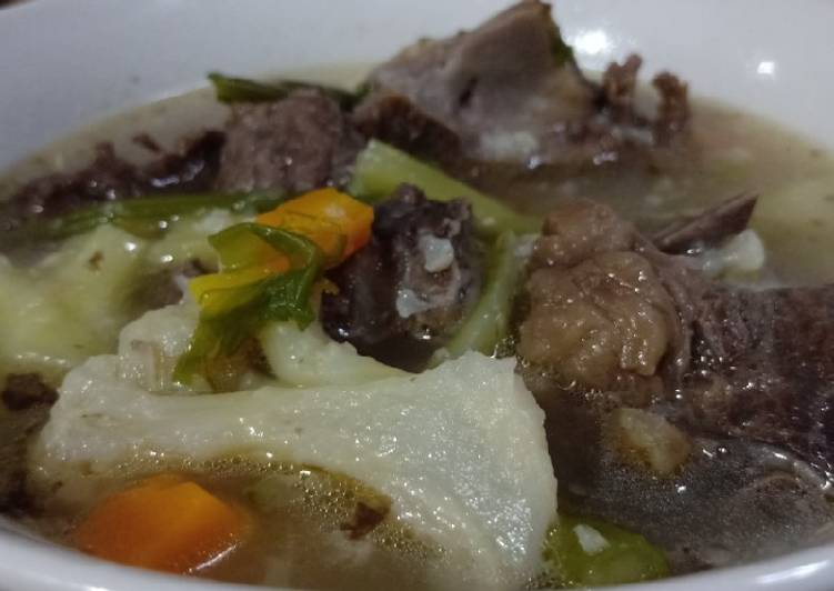 Sop Iga Daging ekonomis rasa Bintang 5