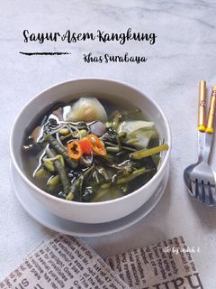 Foto resep Sayur Asem Kangkung Khas Surabaya