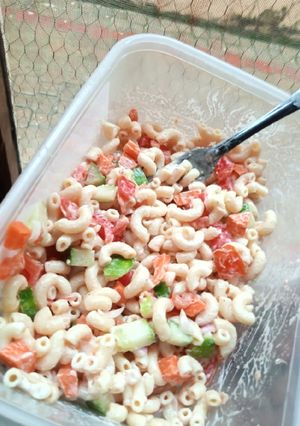 Macaroni salad ainihin hoton girkin