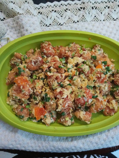 Foto resep Udang telur asin (semua bagian dipakai)