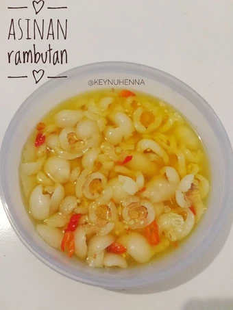 Easy Steps to Prepare Recipes Asinan rambutan simple banget tapi enak banget the So Delicious Make You Drink.
