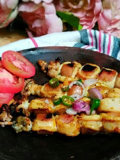 Foto resep Cumi Bakar Pedas (bakar sate kekinian)