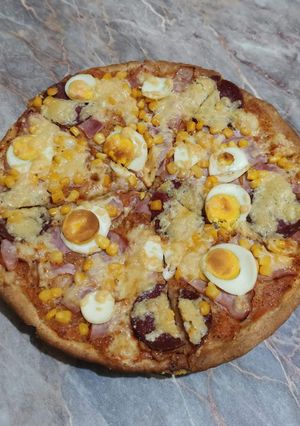 Péter pizzája recept fotója
