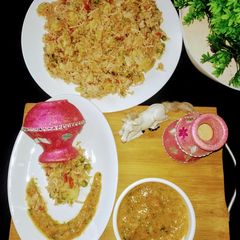 A picture of Tawa fried rice.