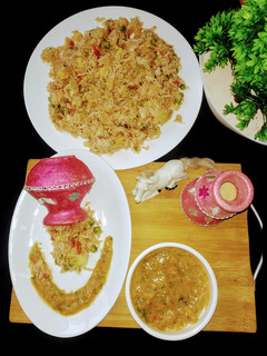 A picture of Tawa fried rice.