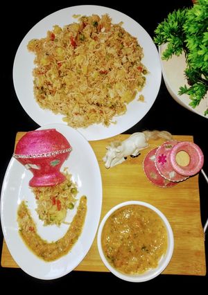 A picture of Tawa fried rice.