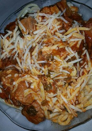 Una foto de Salsa estofada con forattinis