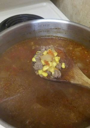 A picture of Taco Soup.