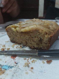Una foto de Budín integral de banana