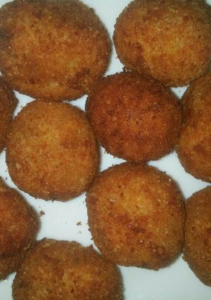 صورة لوصفة كرات البطاطس بالسمك 😛😛