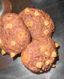 Galletas de chocolate con chispas de chocolate blanco