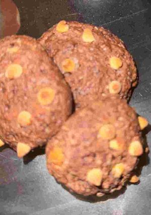 Una foto de Galletas de chocolate con chispas de chocolate blanco
