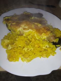 Una foto de Arroz con costra