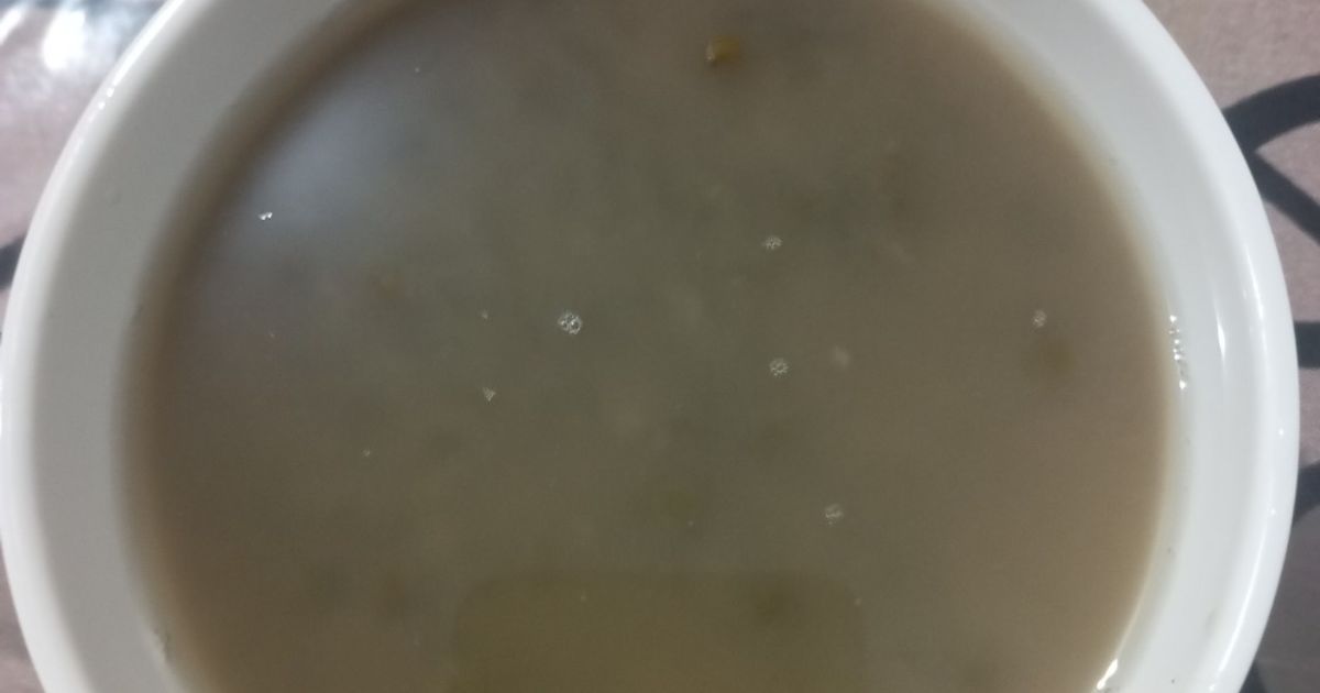 Wedang kacang hijau tanpa santan