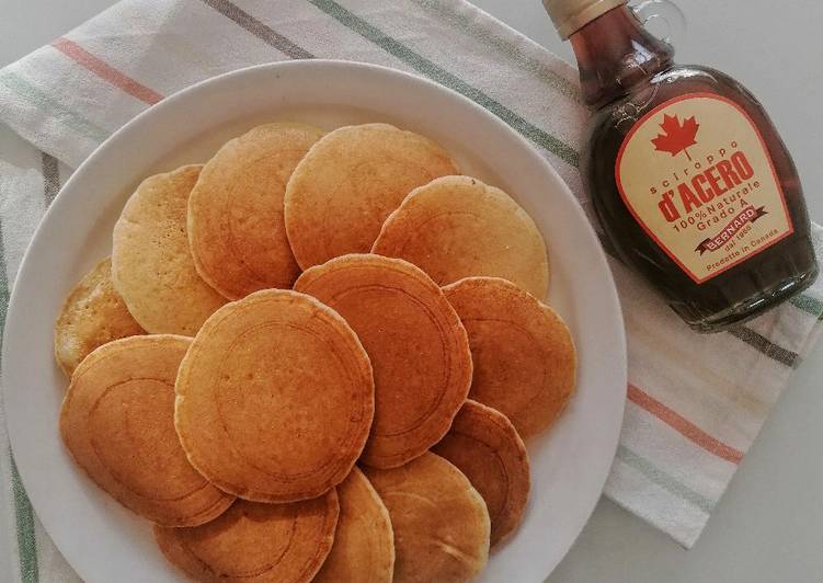 Pancake con esubero di lievito madre