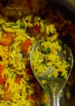 A picture of Tangy tomato rice.