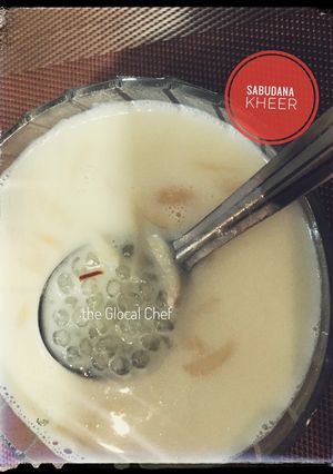 A picture of Sabudana Kheer.