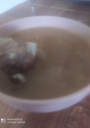 A picture of Pre-cooked Oatmeal Soup.