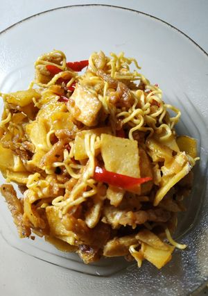 Foto resep Kering / Orek Tempe Kentang Mie Praktis