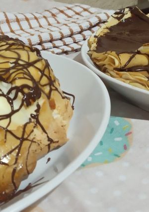 Una foto de 5 huevos, 2 postres (parte1). Diana