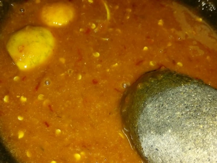 Langkah Gampang Menyiapkan Resep Sambal rujak manis cemeding ala yukudefa yang Uenak Anti Ribet, Lezat Sekali