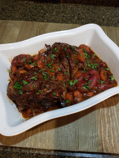 A picture of Rosemary Braised Lamb Shanks.