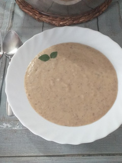 Una foto de Crema de champiñones