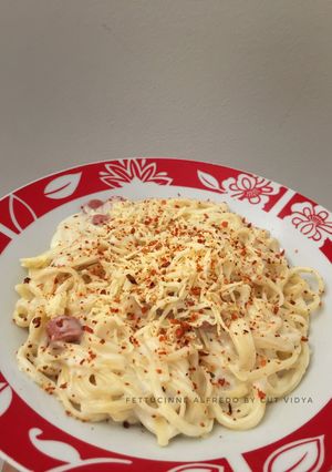 Foto resep Fettuccine alfredo