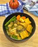 Bún Nấm Rơm Nấu Chao Chay