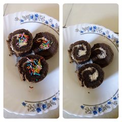 Chocolate Swiss rolls#chocolatebaking #authormarathon A picture of Chocolate Swiss rolls#chocolatebaking #authormarathon.