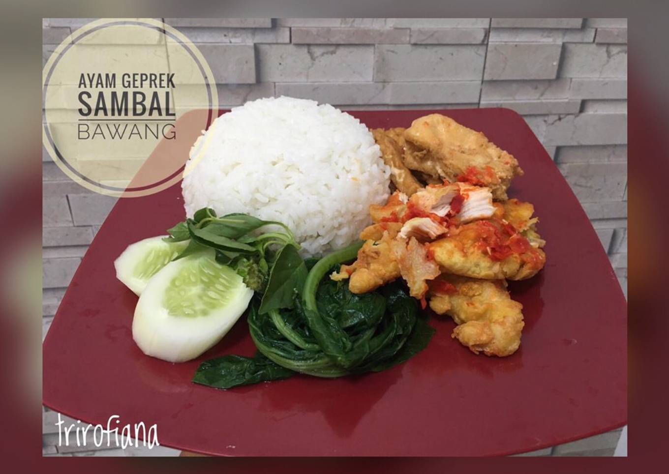 Ayam Geprek Sambal Bawang