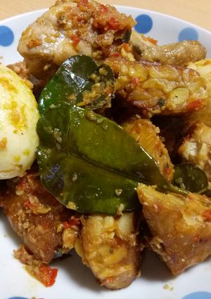 Foto resep Tempe Ayam Telor Balado