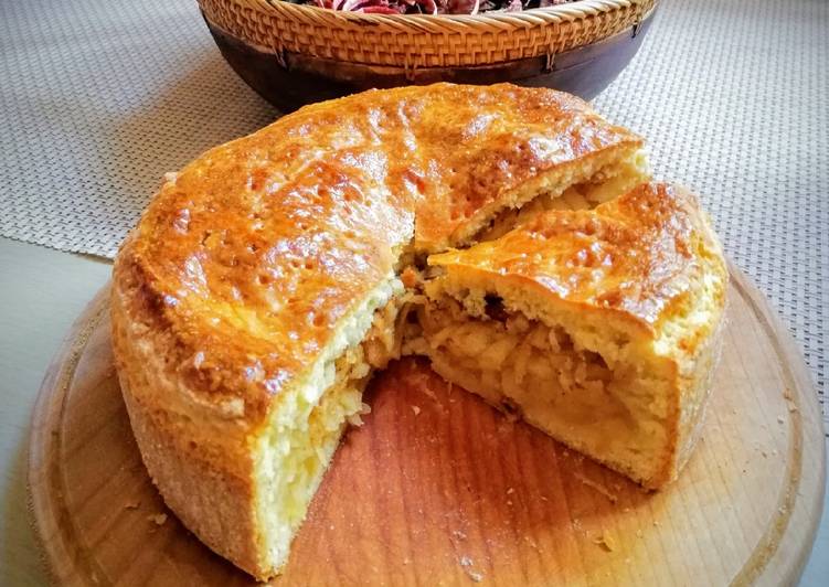 Mini almás pite torta