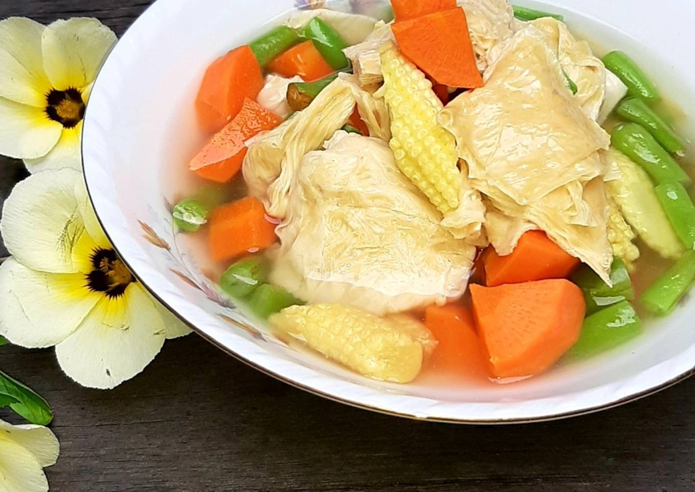Sup Kembang Tahu (vege)
