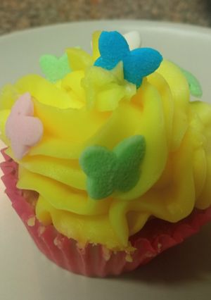 Una foto de Cupcake de limón