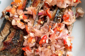 Cara Memasak Ikan bakar sambal matah Irit Untuk Jualan