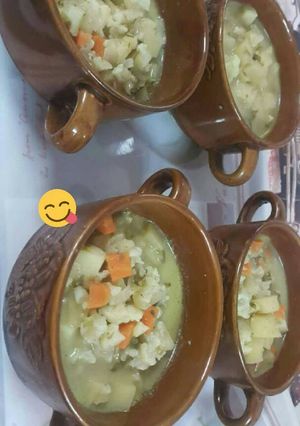صورة لوصفة شوربة الخضار
