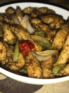 A picture of Chicken chilli dry.