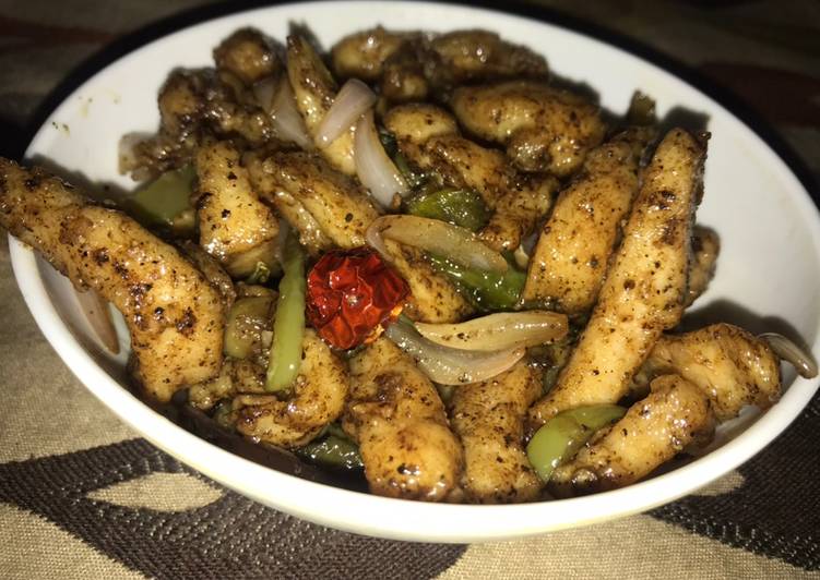 Recipe of Appetizing Chicken chilli dry