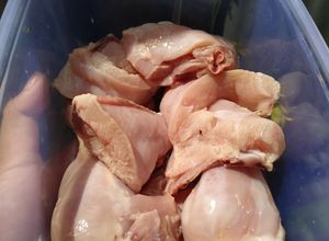 Foto resep Ayam broiler, hempas lemak dan jeroannya