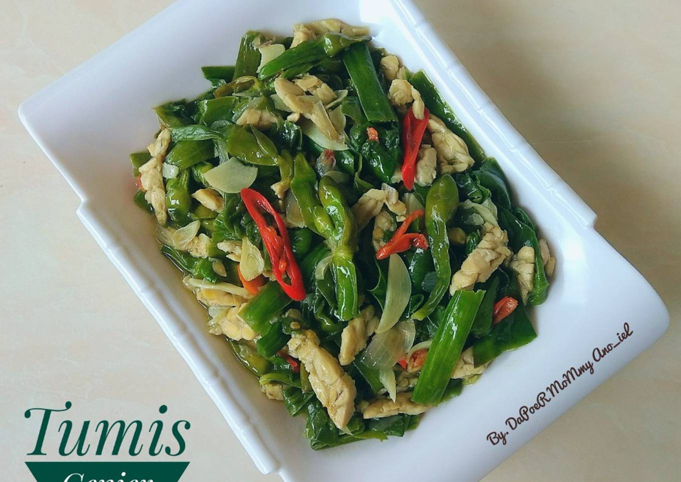 Tumis Genjer Tempe