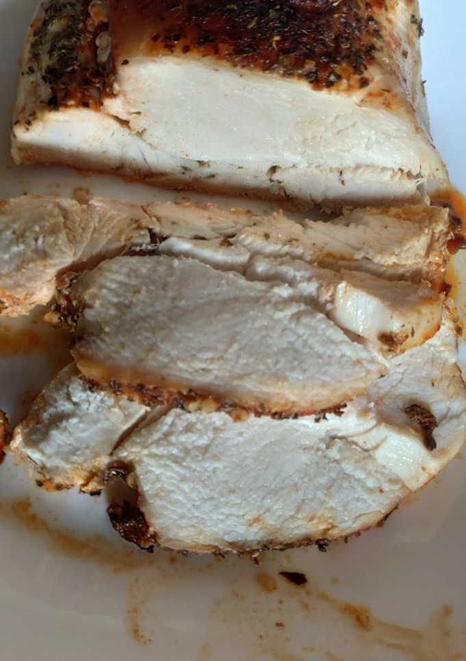 Una foto de Pechuga pollo para ensalada o bocata. LG Smart Inverter