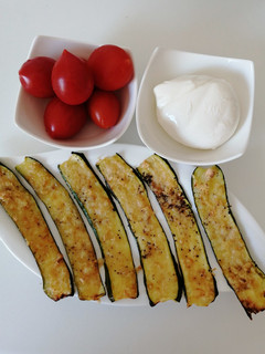 A picture of Zucchini with parmesan.
