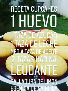 Una foto de Cupcakes sin manteca 😍! (Fáciles y económicos 😎)