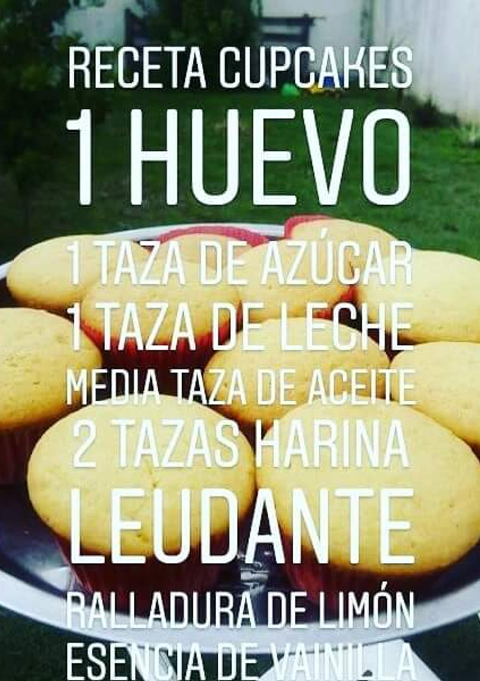 Una foto de Cupcakes sin manteca 😍! (Fáciles y económicos 😎)