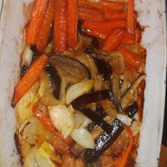 Oven Roasted Veggies 🥕🥕🥕🍆🍆🍆🧄🧄🧄 A picture of Oven Roasted Veggies 🥕🥕🥕🍆🍆🍆🧄🧄🧄.
